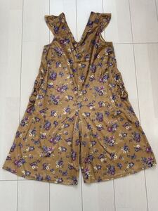 ★送料無料 any FAM ベロアサロペット size/kids L 140-150㎝