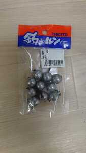 鮎 ころがし釣り用 糸付き 丸おもり 3号 10個入り