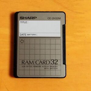 シャープ ポケットコンピューター用32KBメモリーRAM No5