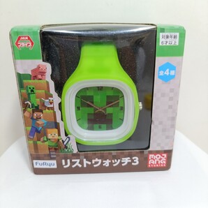 FuRyu Minecraft マインクラフト リストウォッチ 3 クリーパー 緑 グリーン 未開封品 現状品
