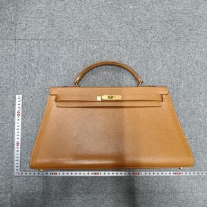 キャメル レザー ハンドバッグ 3357418