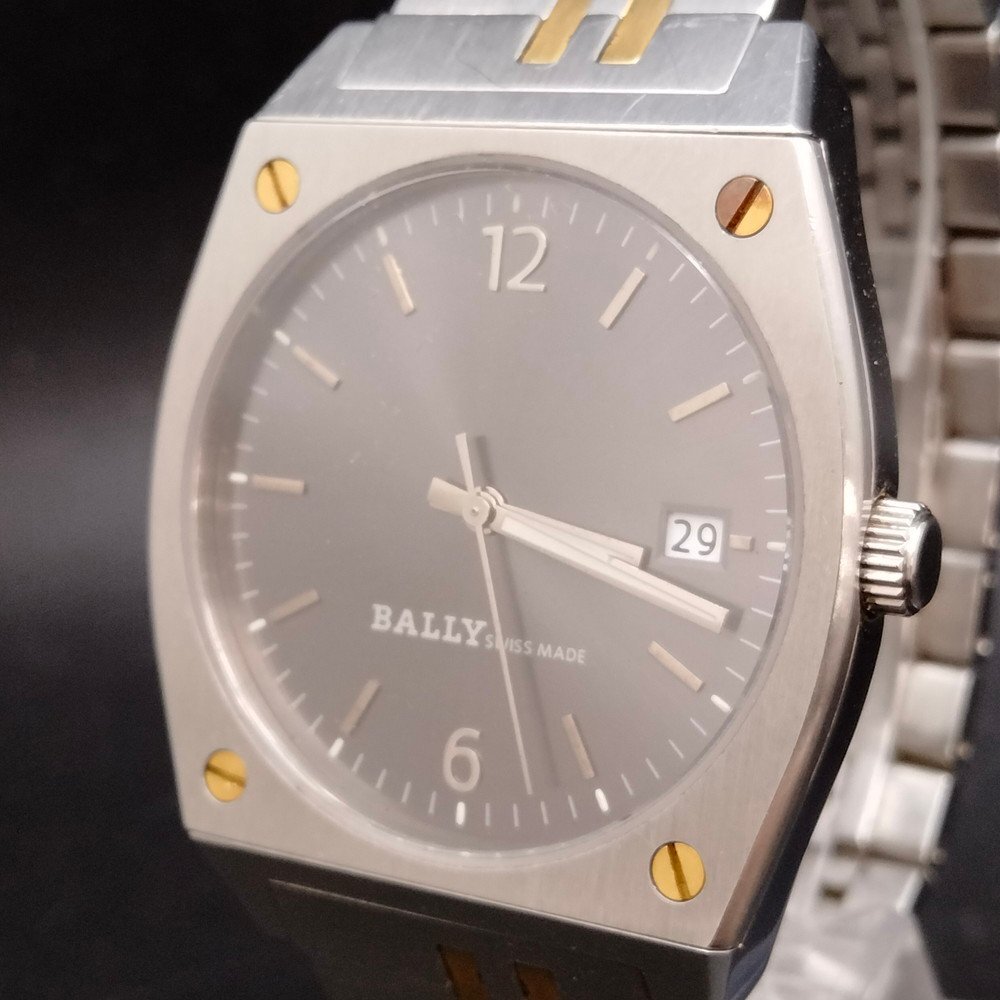 稼働 BALLY 腕時計 グレー文字盤 ボーイズ 外箱付 新品電池 1991 2025年最新】Yahoo!オークション - バリー(は行 ブランド腕時計