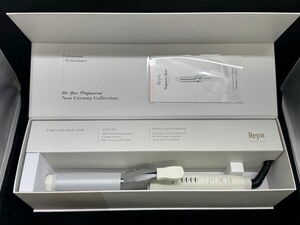 ■未使用品 クレイツ イオン ヘアアイロン Repit レピ スクエアバー 32mm CSB-AG32W カールアイロン