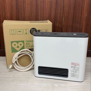 通電OK ◆ ノーリツ 大阪ガス ガスファンヒーター GFH-2401S ホワイト 都市ガス用 13A 暖房