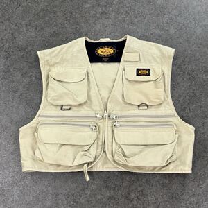 90s Vintage Woolrich Fishing Vest ウールリッチ フィッシング ベスト ヴィンテージ ビンテージ ベージュ メンズ