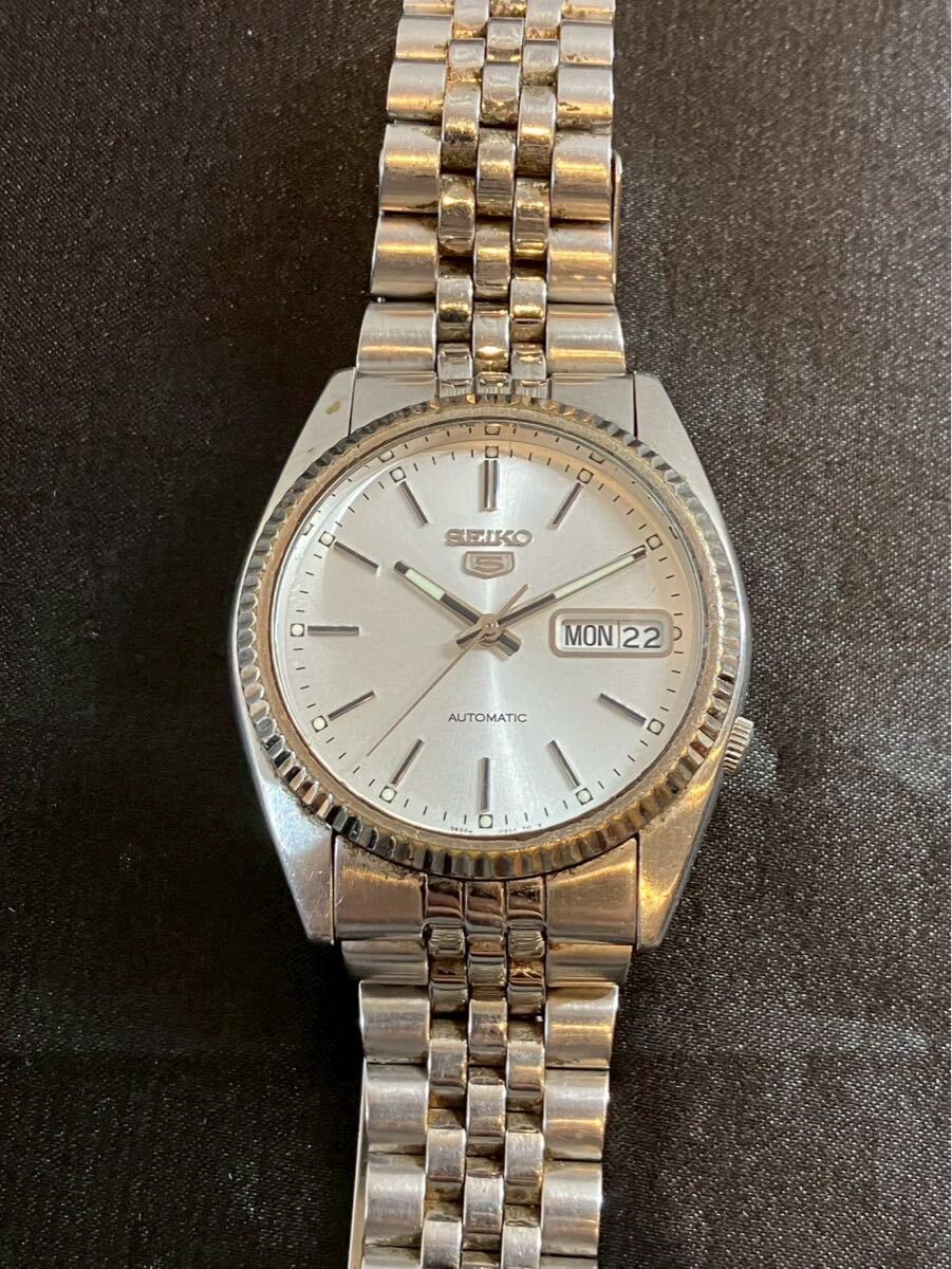 Yahoo!オークション -「seiko 5 (裏スケ バックスケルトン