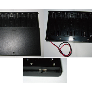 電池ボックス 単3電池 8本 スイッチ付 電池ケース 乾電池 単三 8本 単三乾電池 12V 電池 8本 バッテリーケース 単3 匿名送料込み