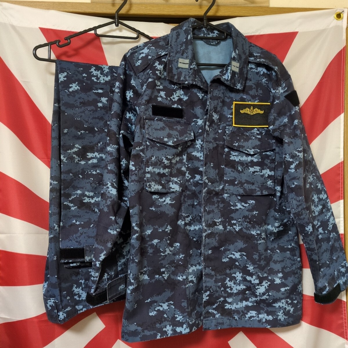 美品　海上自衛隊 迷彩服 上下 3A　未使用 美品 海上自衛隊 迷彩服 上下 3A 未使用 - メルカリ