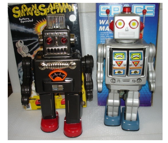 ❤️希少セット！スモーキングスペースマン グリーン可動&ミニチュア付❤️1739 2025年最新】Yahoo!オークション -スモーキング ロボット(ブリキ