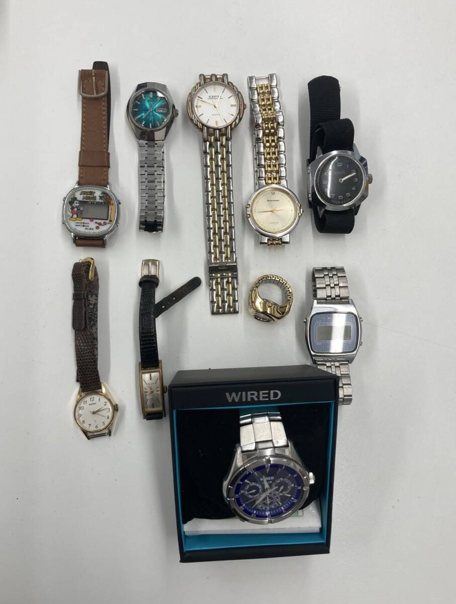 ☆SEIKO WIRED☆CITIZEN☆メンズ腕時計8点まとめ売り ☆SEIKO WIRED☆CITIZEN☆メンズ腕時計8点まとめ売り
