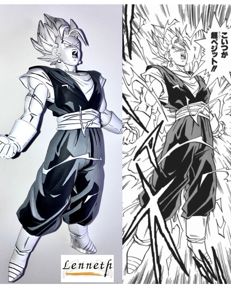 ドラゴンボールDOKKANBATTLE超ベジット2次元彩色リペイント ドラゴンボール フィギュア リペイント 超サイヤ人 ブルー