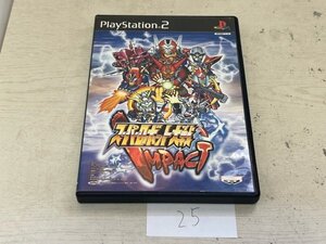 スーパーロボット大戦 IMPACT SONY ソニー PS2 プレイステーション2 動作確認済 SAKA25