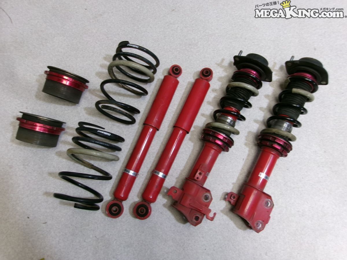 コペンl880k ビルシュタイン サスペンションキット 一式 中古 ダウンサス付 Yahoo!オークション -「コペン 純正 ビルシュタイン