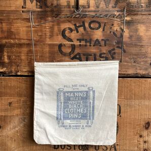 【vintage】ウォールポケット 壁掛け収納 ピンバッグ店舗什器 antique アンティーク 古着 US 店舗什器 古道具 ヴィンテージ