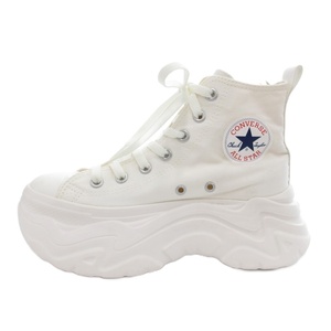 コンバース CONVERSE シティハイク HI スニーカー シューズ 厚底 キャンバス 24cm 白 ホワイト 1SE432 /JS ■SH レディース