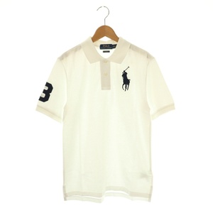 ポロ ラルフローレン POLO RALPH LAUREN ポロシャツ ビッグポニー クラシックフィット L/G ホワイト /DF ■OS ■SH キッズ
