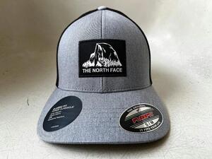 即決 新品 USA限定 本物 The North Face ノースフェイス FLEXFIT トラッカーハット S/M メッシュキャップ 帽子 男女兼用 GRY/BLK