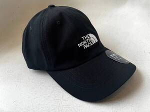 新品 正規品 USA限定 The North Face ノースフェイス 男女兼用 ロゴ刺繍 帽子 ツイルキャップ 調節可能 ブラック