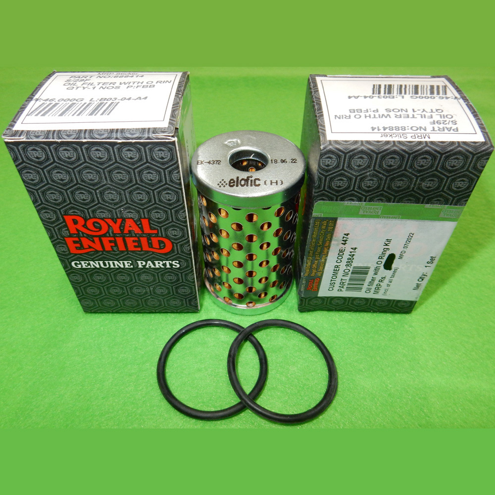 ロイヤルエンフィールド　オイルフィルター Royal Enfield 純正 オイルフィルター 500ccシングルエンジン