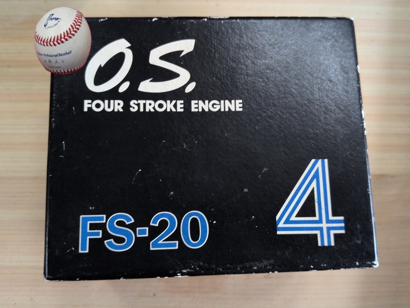 O.S 飛行機用4ストロークエンジン　FS-20 【未使用】希少品 Yahoo!オークション -「os fs20」の落札相場・落札価格