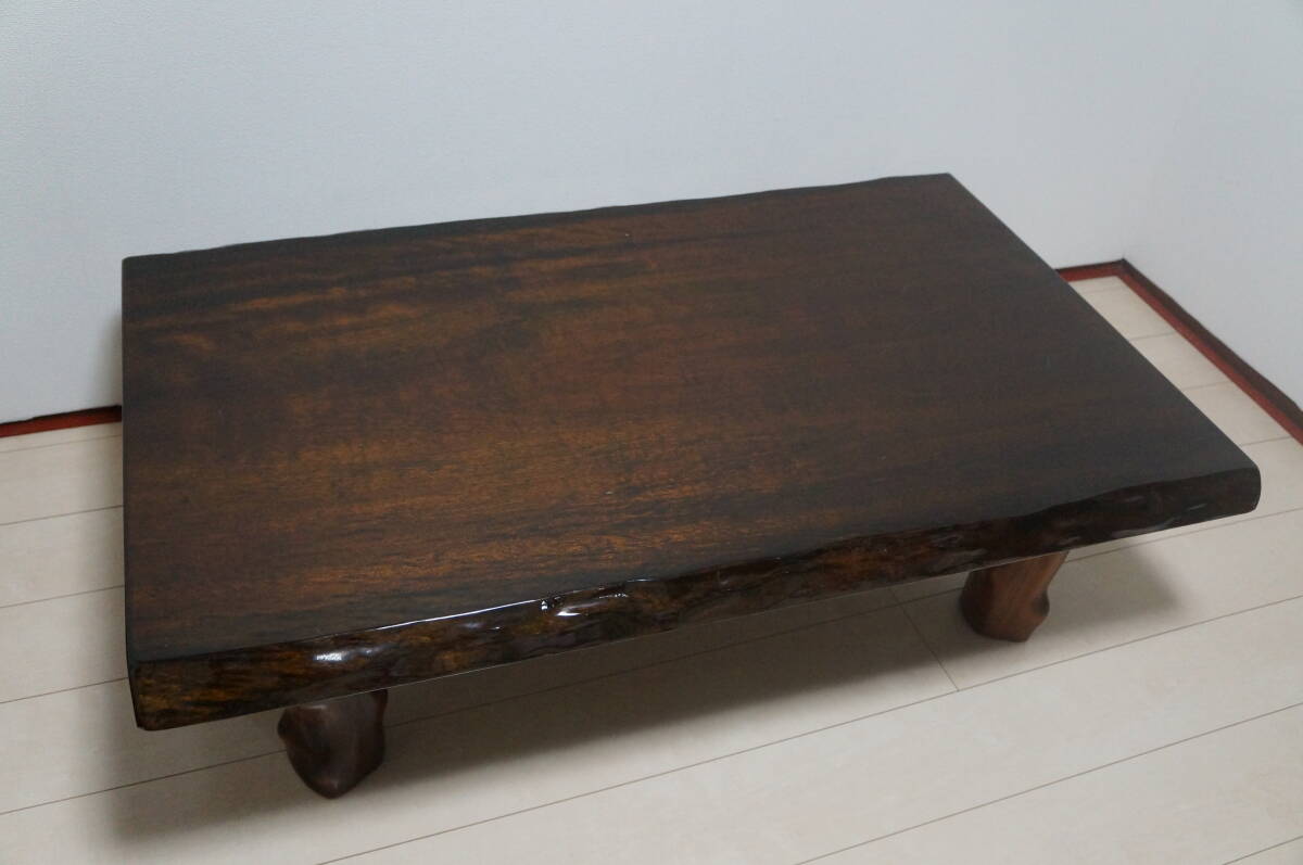 天然木 高級座卓 和 無垢 ローテーブル 一枚板調 平卓 レトロ　アンティーク 2025年最新】Yahoo!オークション -天然木 座卓 一枚板の中古品