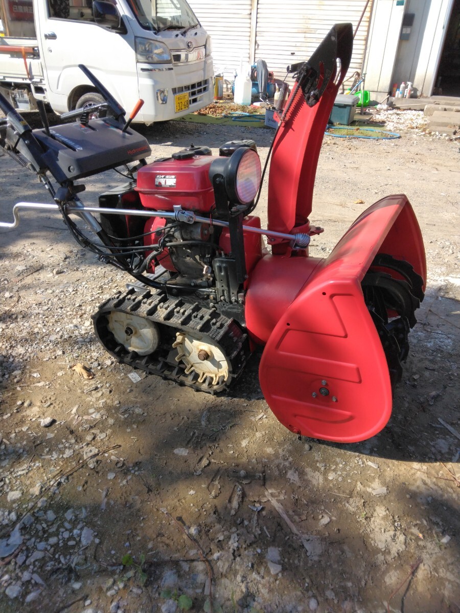 ホンダ除雪機★HS870 8馬力 ガスアシスト　一部塗装のみ中古品 発送不可 ホンダ除雪機 HS870 中古 訳あり品