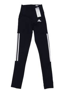 H-257A 新品 adidas アディダス レギンス タイツ レディース 9分丈 速乾【XS】ブラック 軽量 品番H39892 JME75