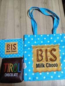 チロルチョコ バック1つ ポーチ2つ 3点セット BIS TIROL 送料出品者負担