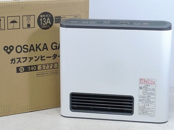 OSAKA GAS ガスファンヒーター 140 5772 大阪ガス 140-5772 [都市ガス] オークション比較 - 価格.com