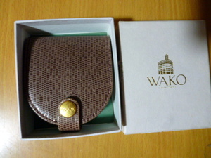 不動品 銀座WAKO WAKO 和光 トラベルクロック トラベルウォッチ 置き時計 アナログ 箱付き