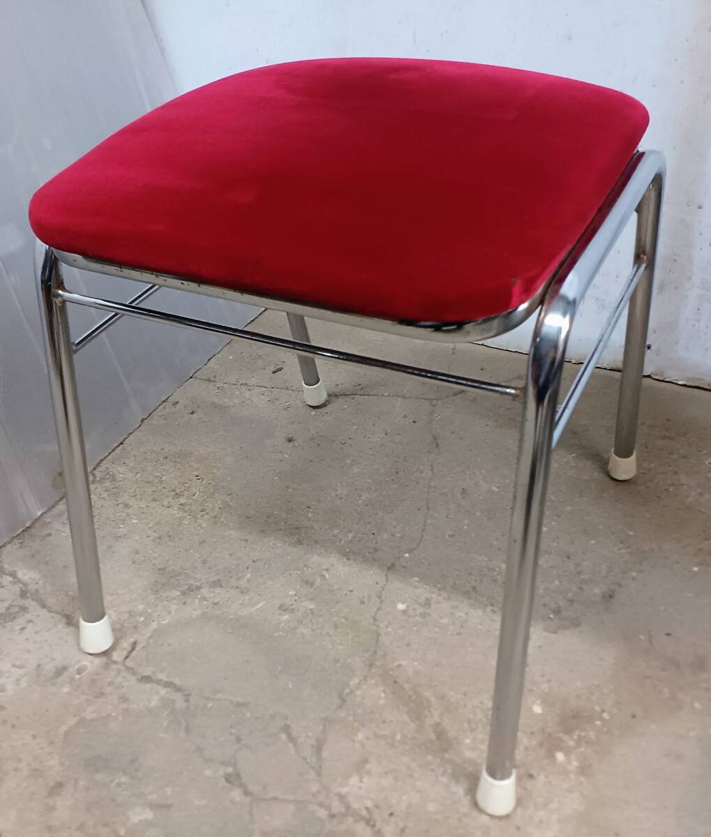 ゲームセンター　イス　3脚　赤　スツール　中古品　アミューズメント Yahoo!オークション -「ゲーセン 椅子」(アーケードゲーム