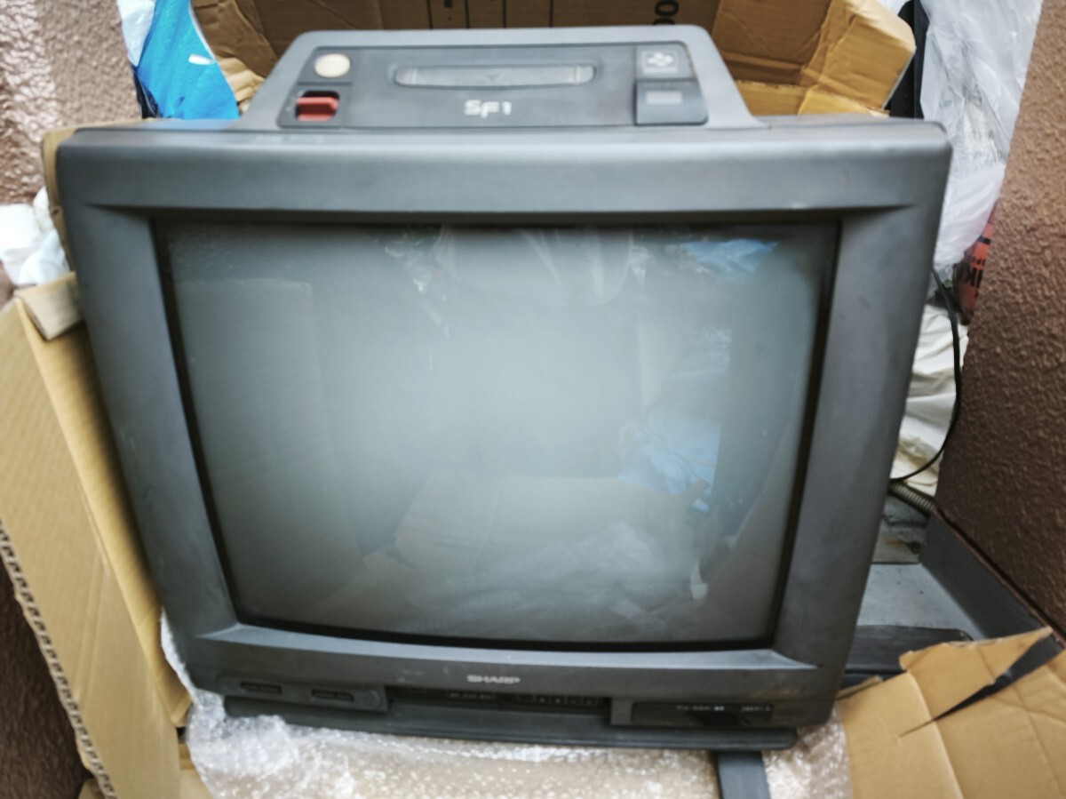 SHARP 21G-SF1 スーパーファミコン内臓テレビ シャープ SHARP SF-1 スーパーファミコン内蔵テレビ 21G-SF1 完動品