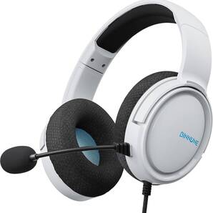 BINNUNE ゲーミングヘッドセット Ps5 ヘッドセット 3.5mm有線 xboxヘッドセット マイク付き ミュート機能付き ゲーミングヘッドホン