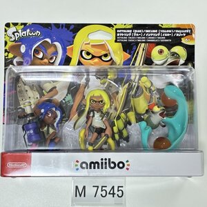 M7545 ●新品 未開封 即決●amiibo トリプルセット インクリング イエロー・オクトリング ブルー・コジャケ●アミーボ スプラトゥーン3