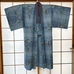 男性 長襦袢 総柄 瓢箪ひょうたん 和服 着物や浴衣好きな方に