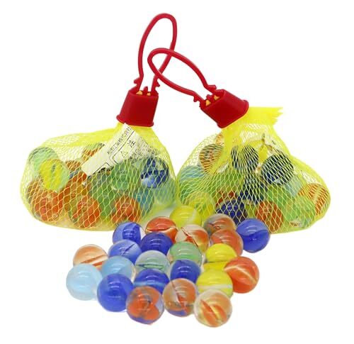 古いビー玉　16 気泡入りの昔のビー玉 120個以上 緑 青 透明 錦玉 ガラス/SN146