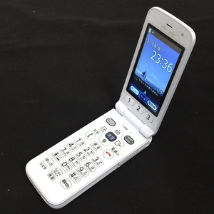 1円 ドコモ らくらくフォン F-01M 初期化済み 利用制限○ 充電器 説明書 外箱付き A20697