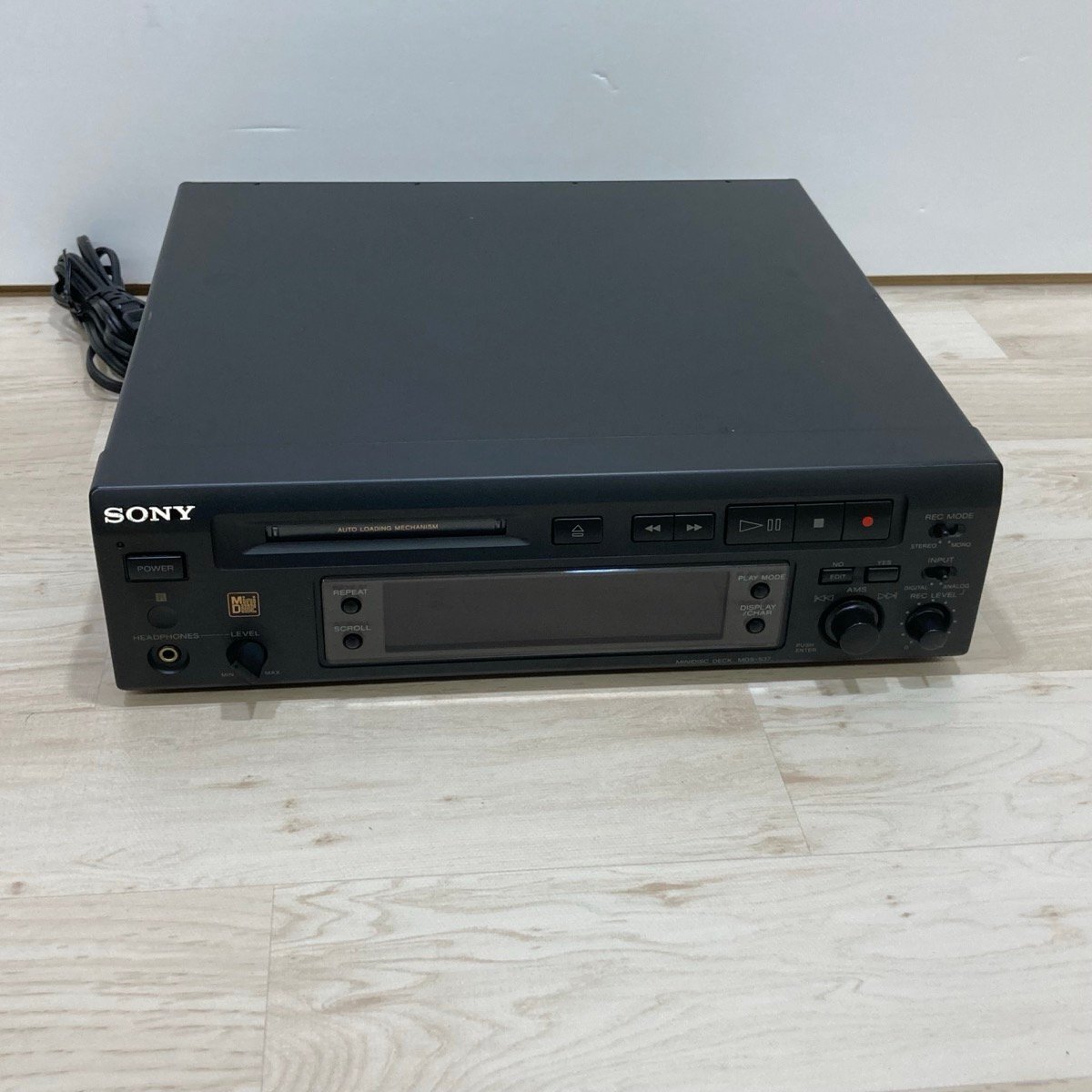 MDデッキ　SONY MDS-S37　MDプレイヤー/レコーダー(リモコン付属) SONY MDデッキ MDS-S37 リモコンRM-D8M 付｜Yahoo!フリマ（旧
