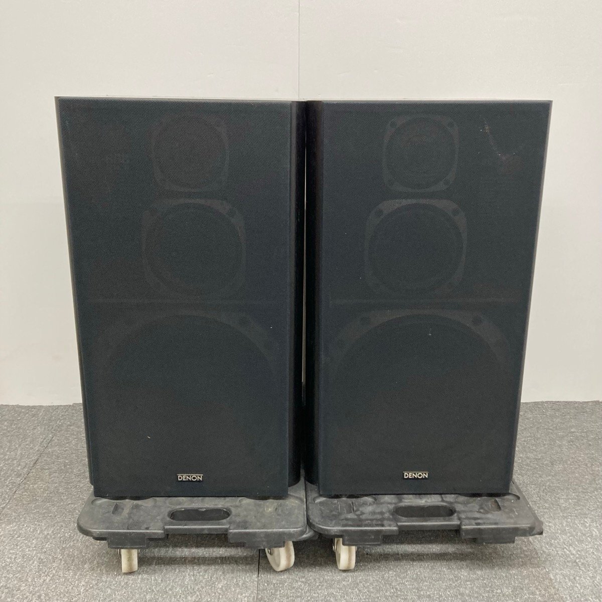 メーカー不明　15インチ　スピーカー　ジャンク　約7kg 2基セット 訳あり特価】同軸型 大口径7インチコアキシャル2Wayスピーカー