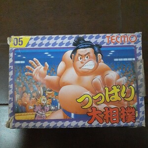 【FC】 つっぱり大相撲 箱取説あり ファミコンソフト テクモ 任天堂 当時物 レア