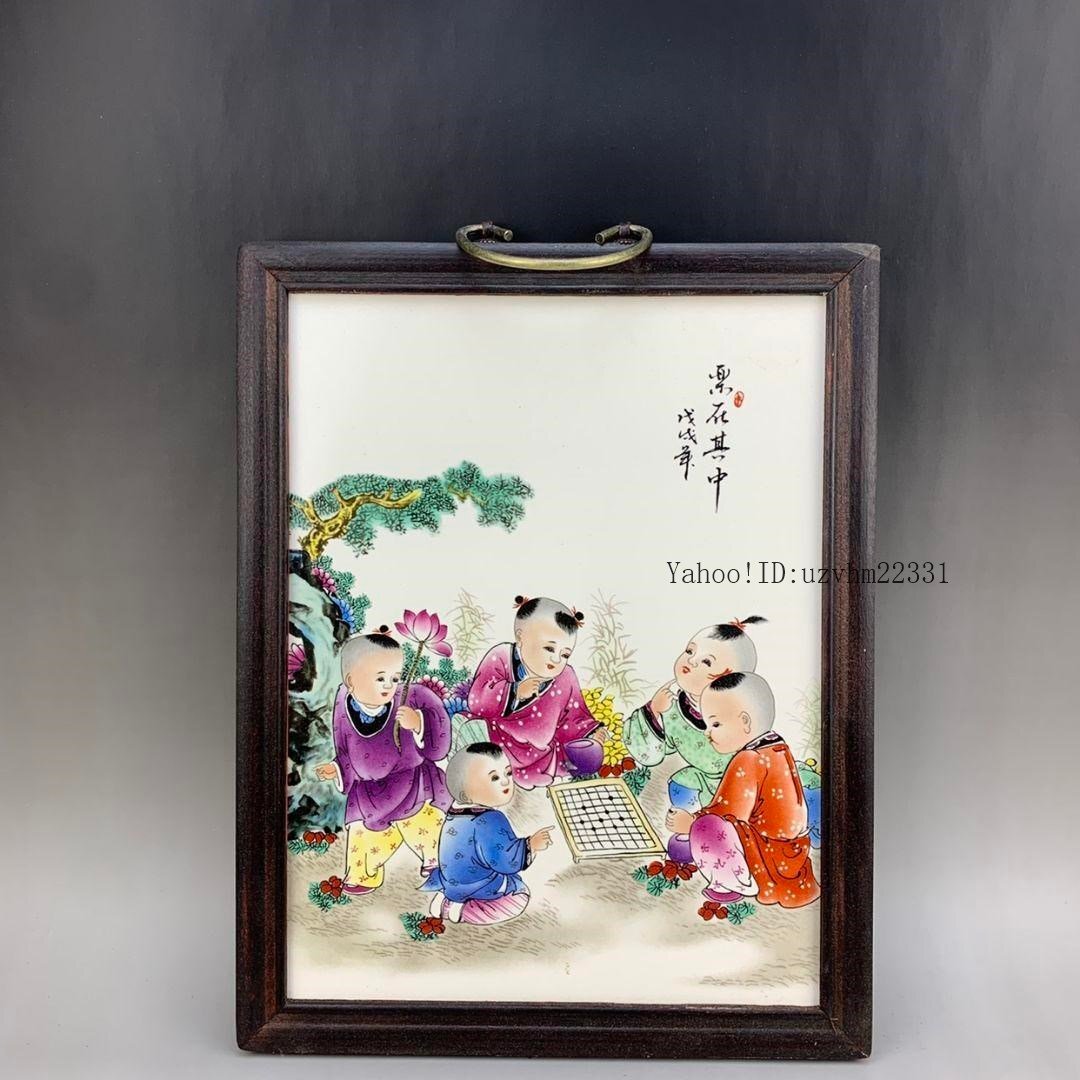 アンティーク陶板画額装 Yahoo!オークション -「アンティーク陶板画」(アンティーク