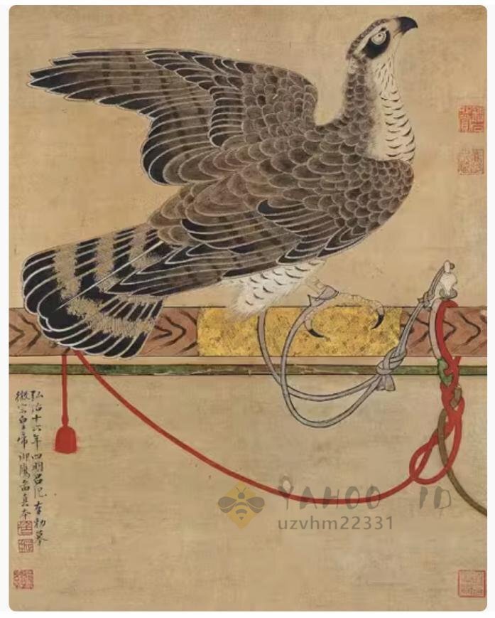 掛け軸　雄鷹図　古美術　絵画 2025年最新】Yahoo!オークション -掛け軸 鷹の中古品・新品・未