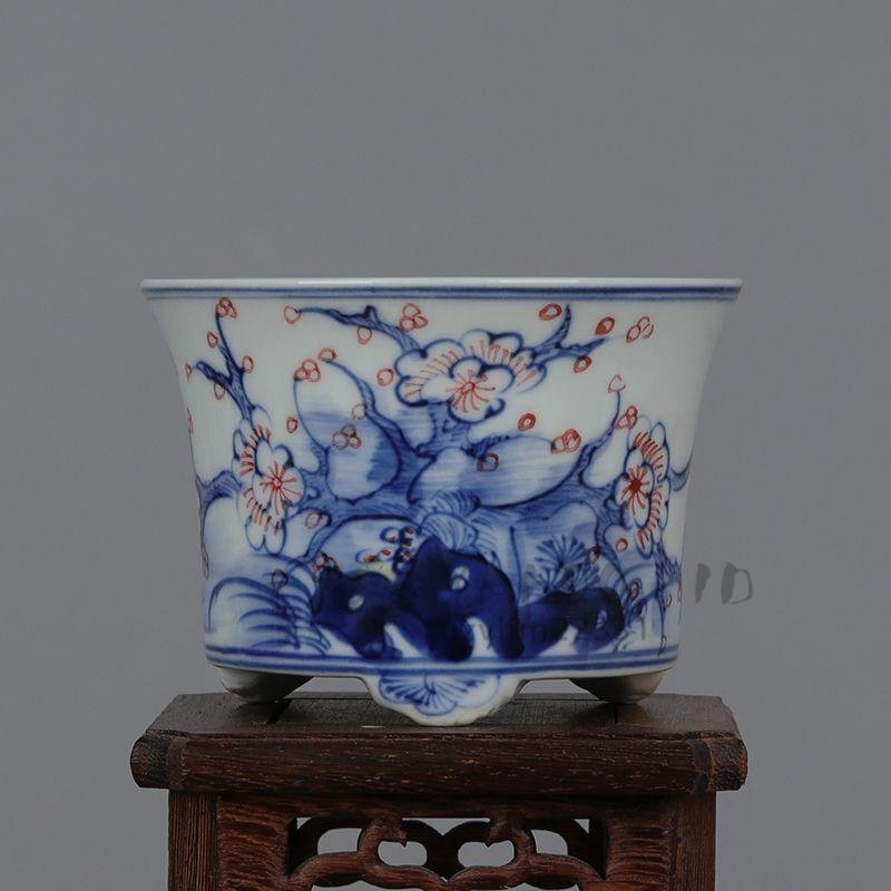 ♦中国 長方形 神獣飾り盆栽鉢 小品盆栽鉢 古玩古美術品 コレクション 骨董品 Yahoo!オークション -「中国 盆栽 鉢」の落札相場・落札価格