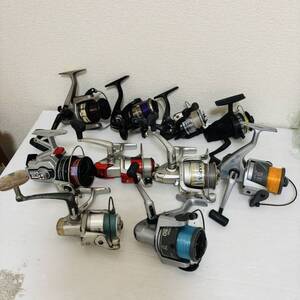 ジャンク扱い リール10点セット Daiwa GIGASPIN SILSTAR OGK3000 等 スピニングリール 釣り具 フィッシング/Y10-11
