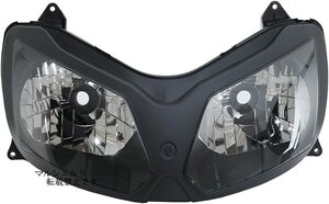フロント ヘッドライト クリア ヘッドランプ Kawasaki Ninjia ZX12R 2002-2005対応