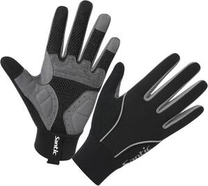 L размер цикла халат Велосипедные перчатки Весна Осень Зима Мужские холодостойкие, смартфон совместимый Дорожный велосипед Велоспорт Открытый альпинизм Спорт Унисекс