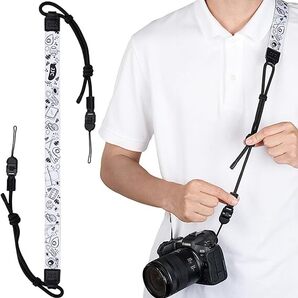 カメラネックストラップ Canon Fujifilm ニコン ソニー 一眼レフ/ミラーレス/コンパクトカメラ用 カメラ ショルダーストラップ(J)
