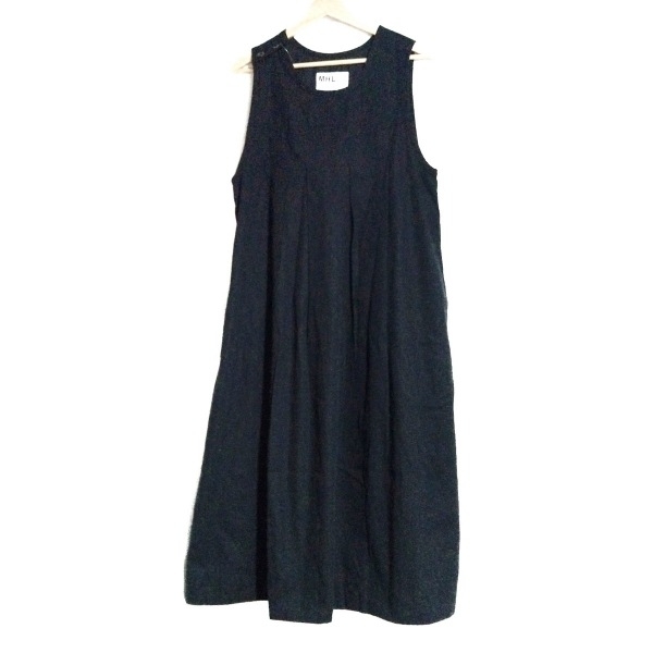 MHL. マーガレットハウエル　ノースリーブワンピース　サイズⅠ エムエイチエル MHL.(エムエイチエル) / マーガレットハウエル/ノースリーブ