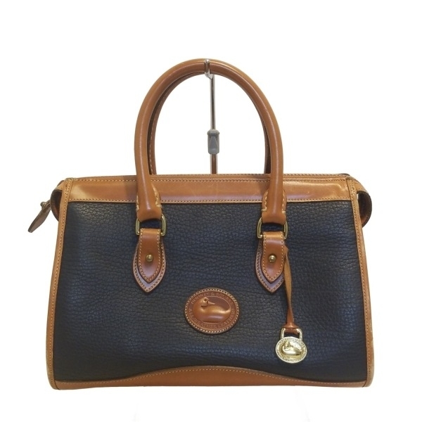 未使用に近い ドゥーニーアンドバーク　トートバッグ 黒 ゴールド金具　シボ革 未使用に近い ドゥーニーアンドバーク トートバッグ 黒 ゴールド