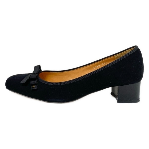 未使用　LANVIN パンプス ◇ LANVIN ランバン パンプス シューズ サイズ5 1/2 ブラック